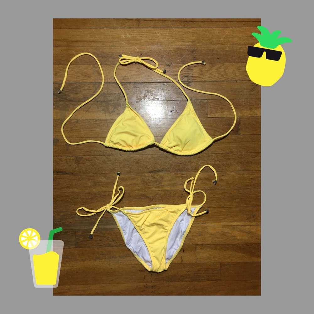Venus Yellow String Bikini